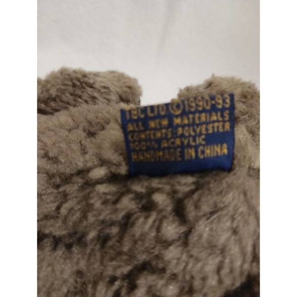 1990 Boyds Bears Auntie Alice PLUSH Teddy CERTIFICATE & Velvet Hat Silk Roses - Picture 8 of 14